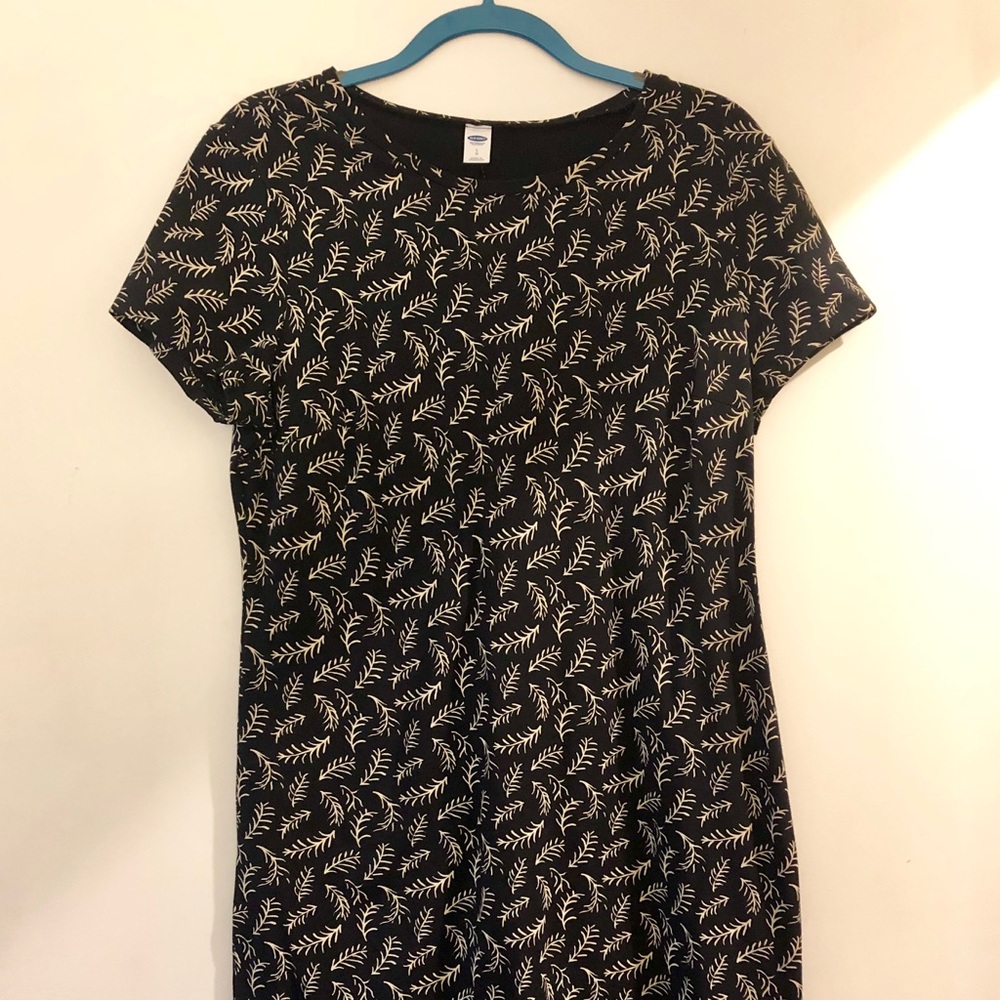 Black t-shirt dress